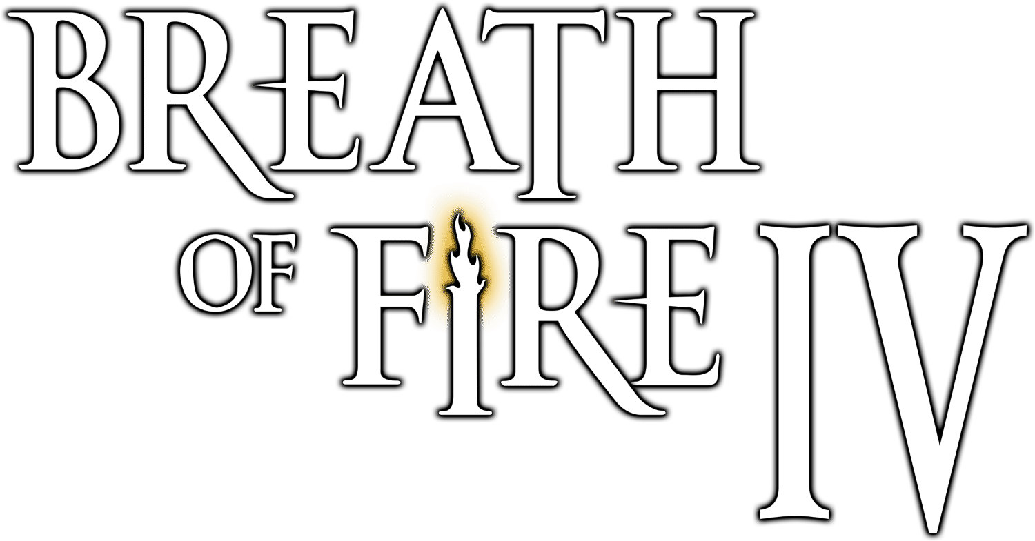 Breath of Fire IV logo for Playstation